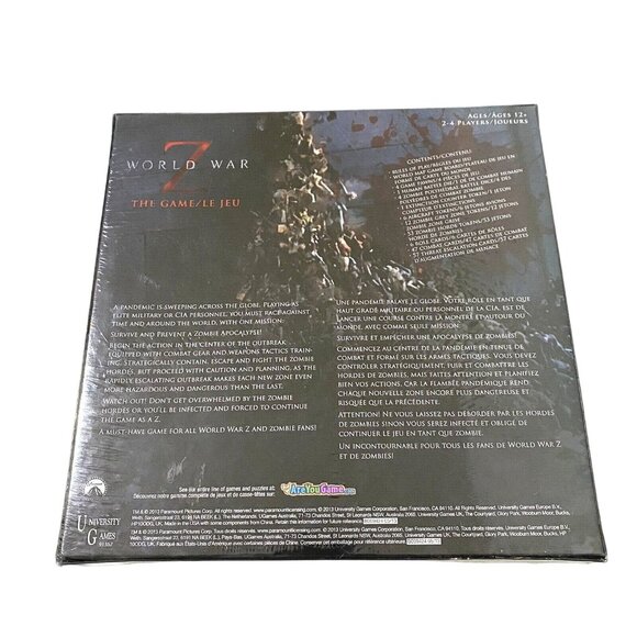World War Z The Board Game Zombies Apocalypse End of the World Survival - Picture 2 of 3
